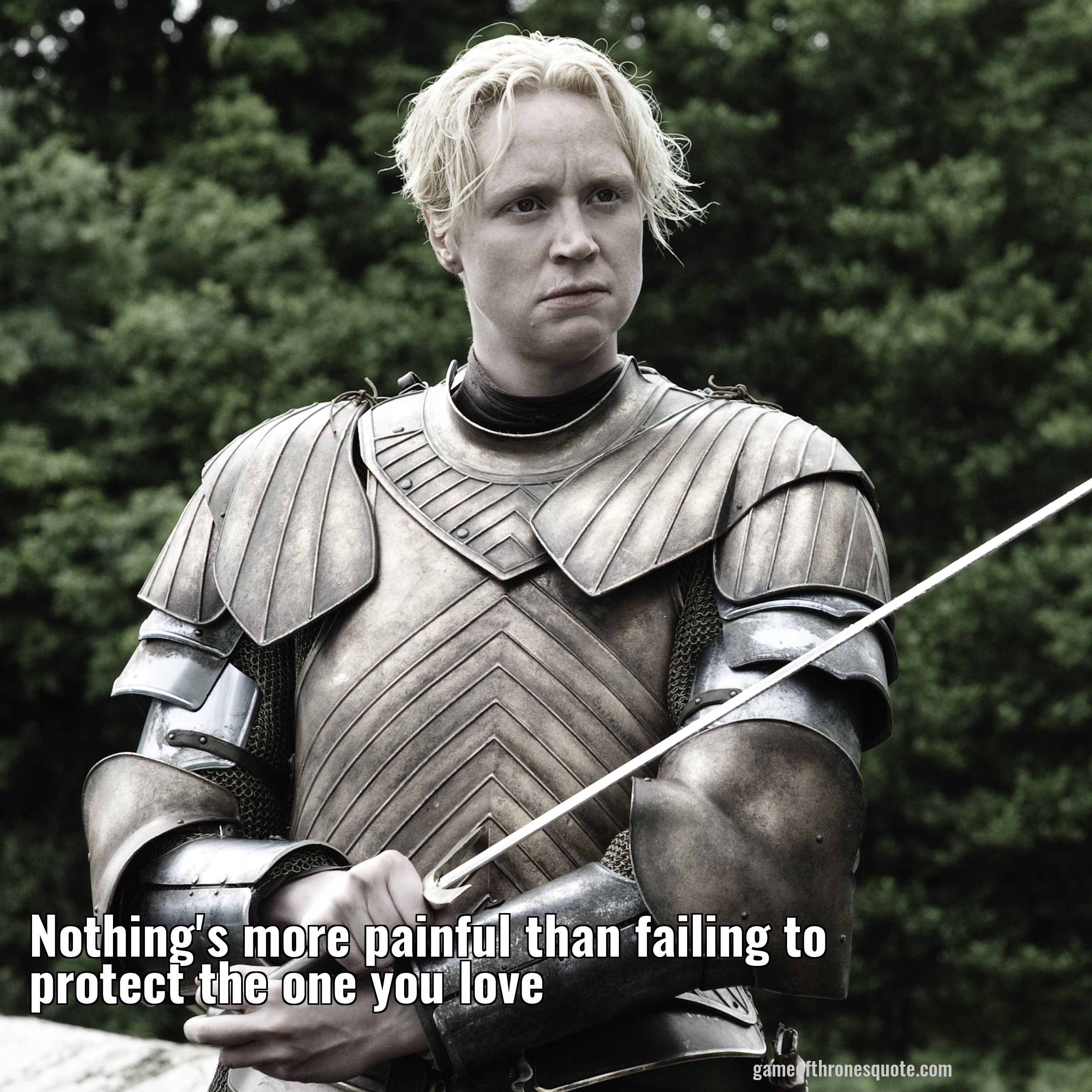 Nothing's more painful than failing to protect the one you love