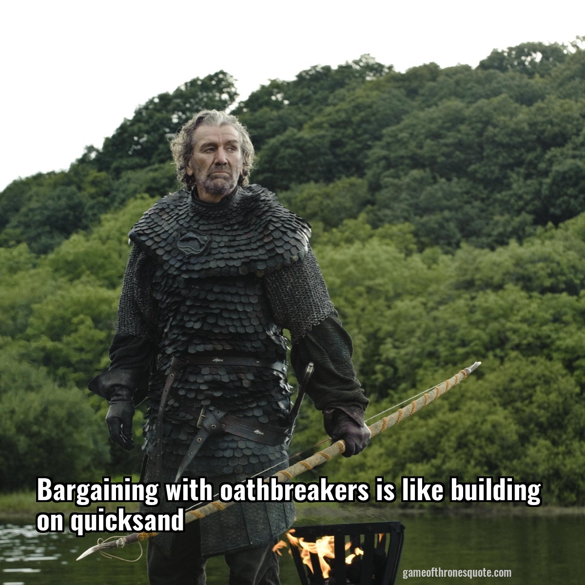 Bargaining with oathbreakers is like building on quicksand