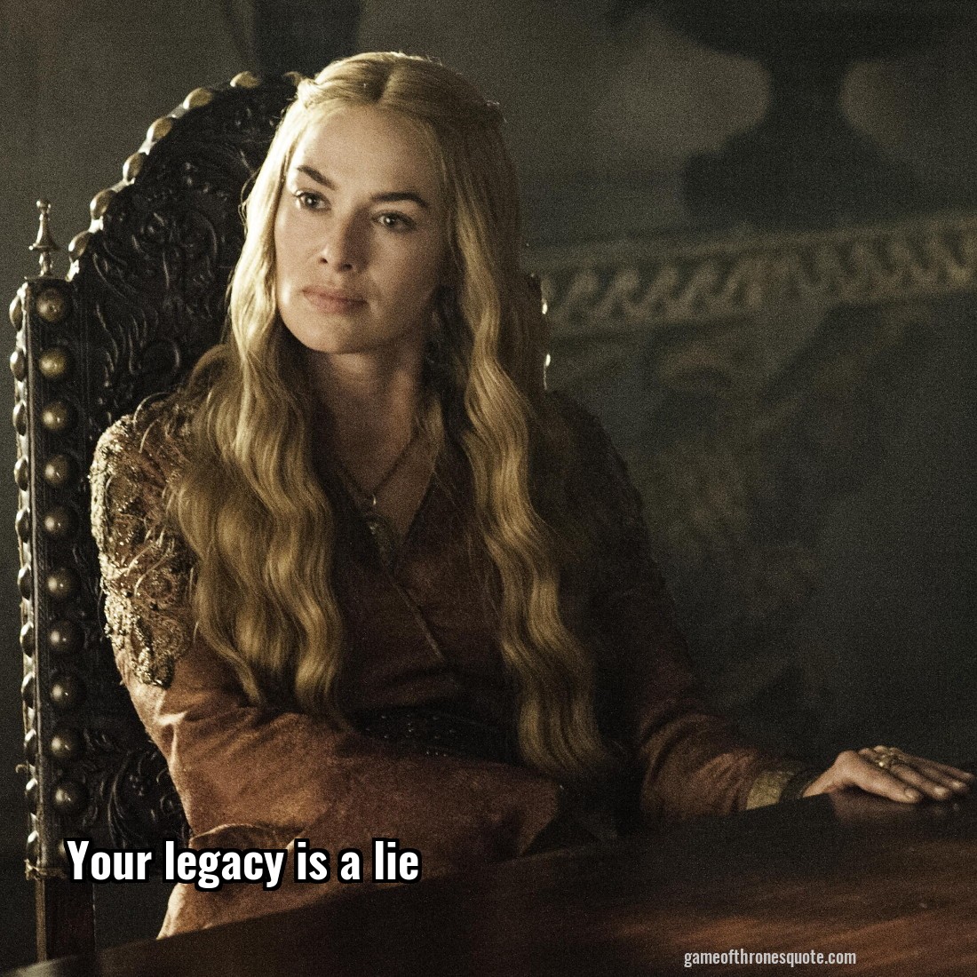 Your legacy is a lie