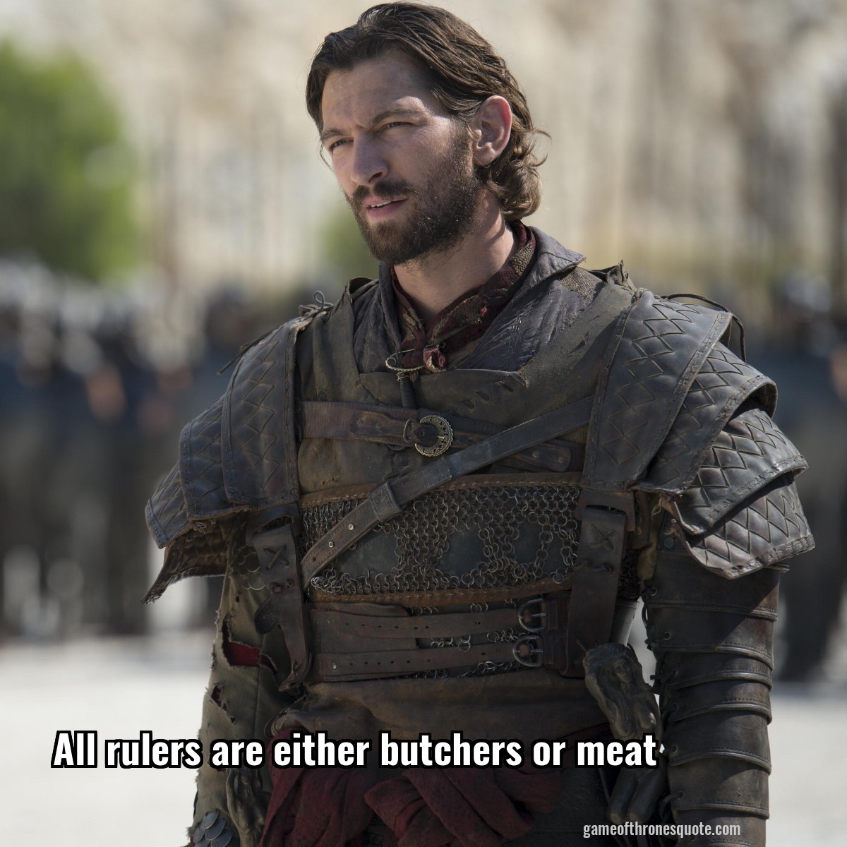 All rulers are either butchers or meat