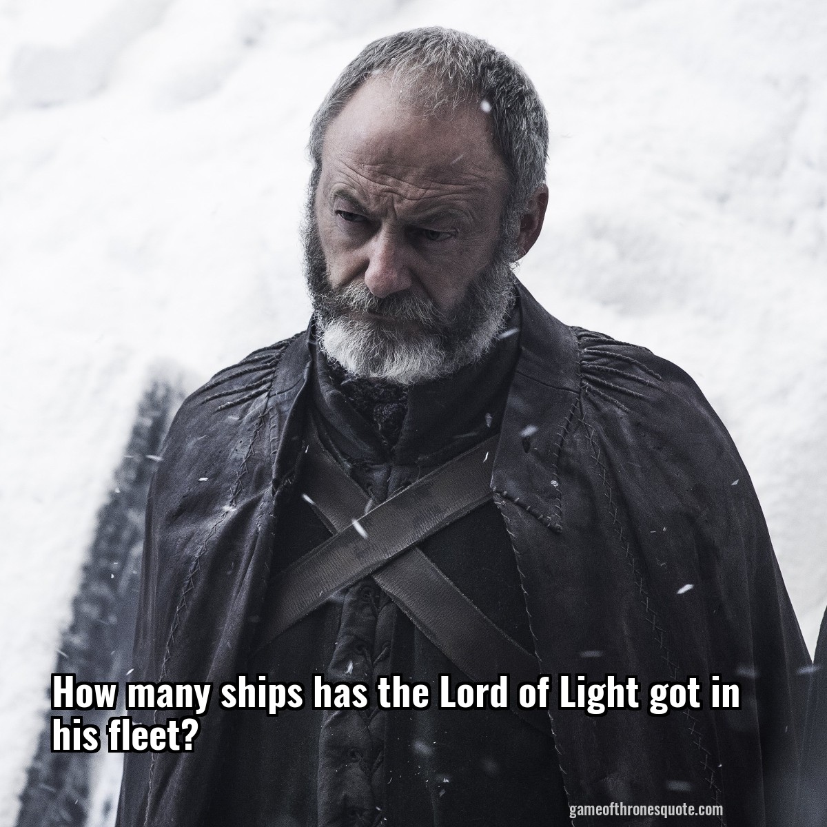 How many ships has the Lord of Light got in his fleet?