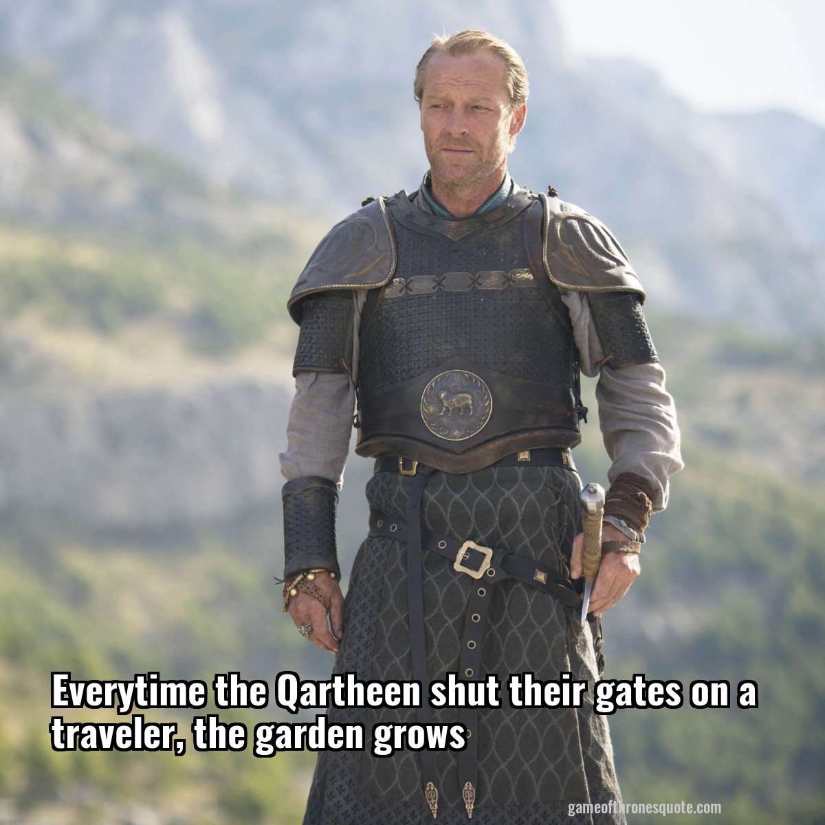 Everytime the Qartheen shut their gates on a traveler, the garden grows