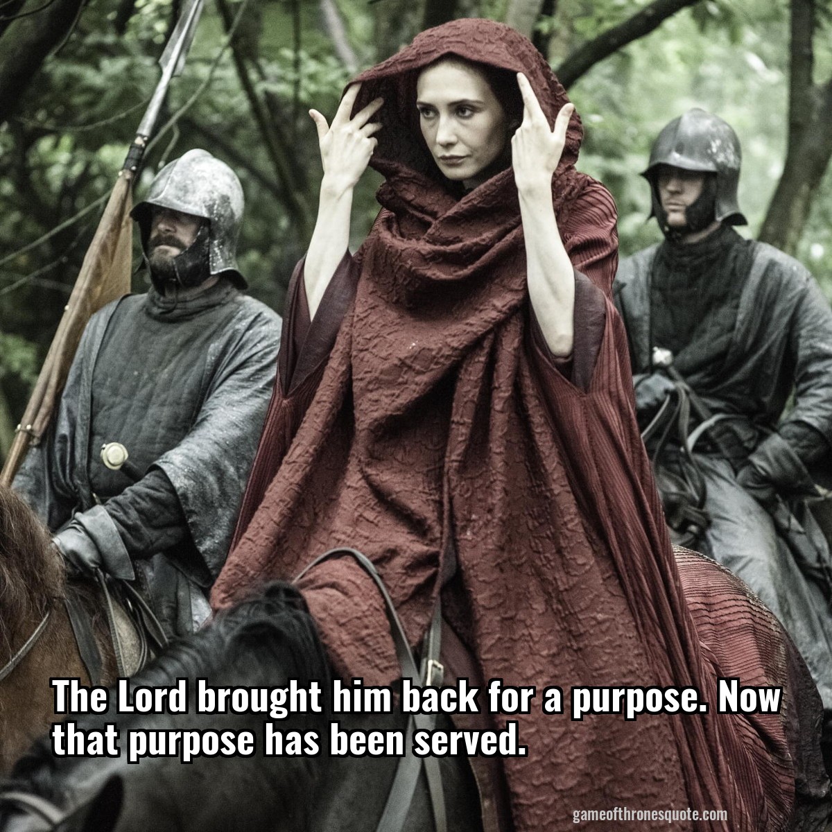 The Lord brought him back for a purpose. Now that purpose has been served.