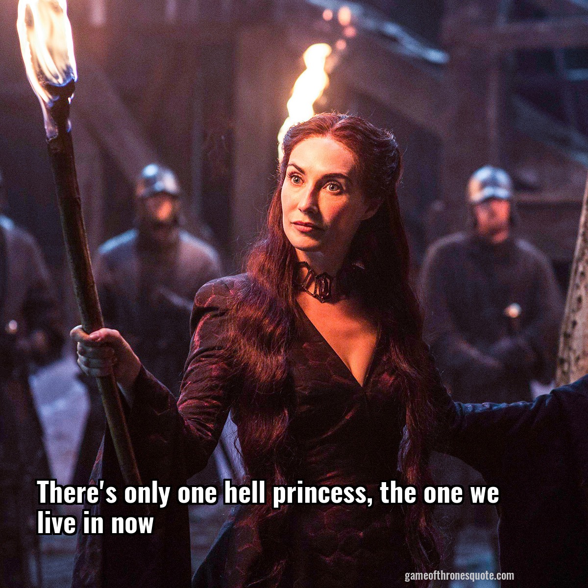 There's only one hell princess, the one we live in now