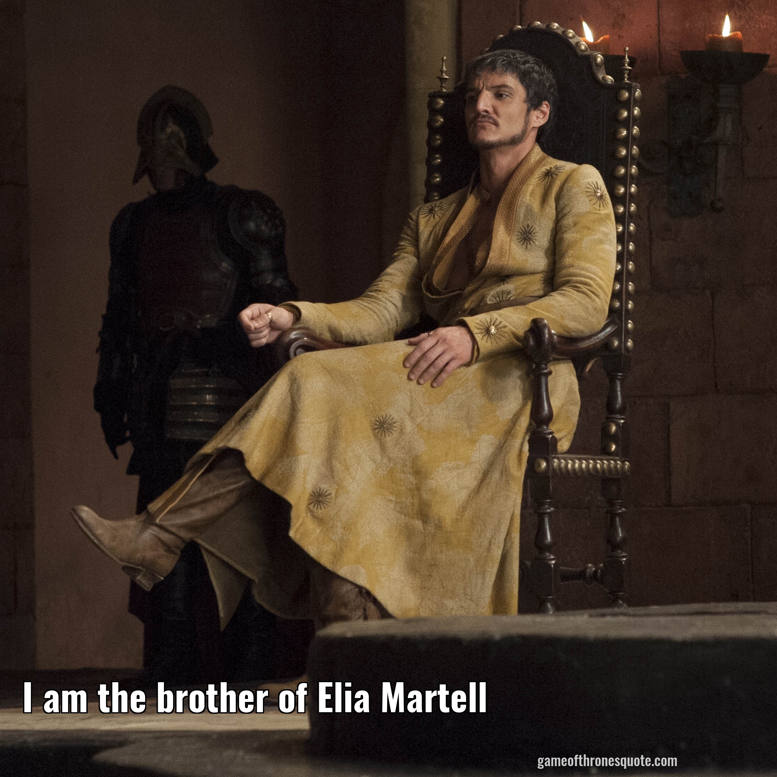 I am the brother of Elia Martell