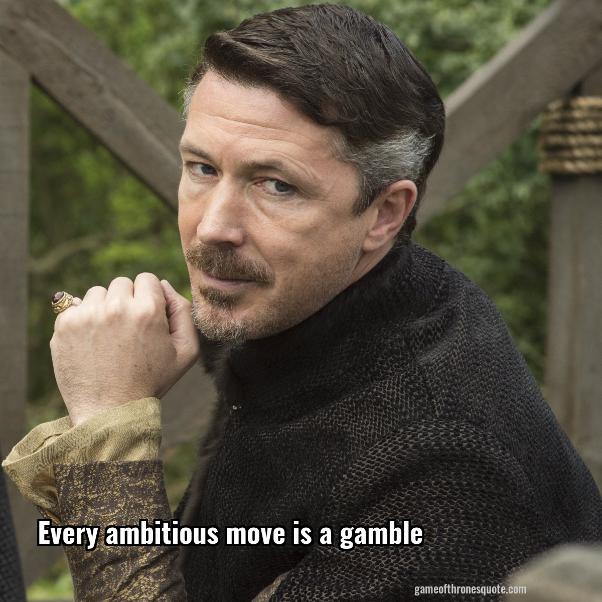 Every ambitious move is a gamble