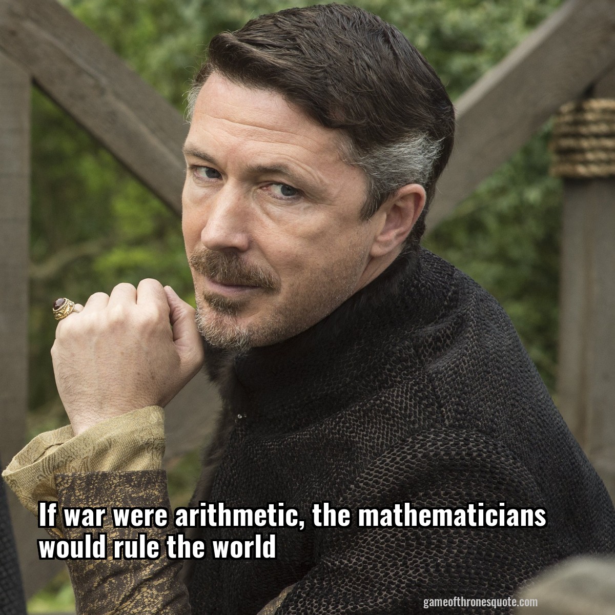 If war were arithmetic, the mathematicians would rule the world