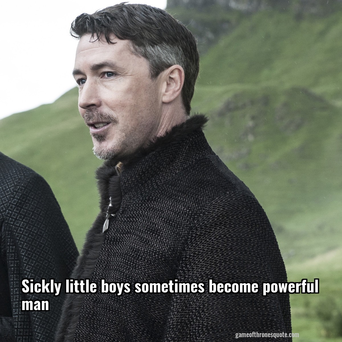 Sickly little boys sometimes become powerful man