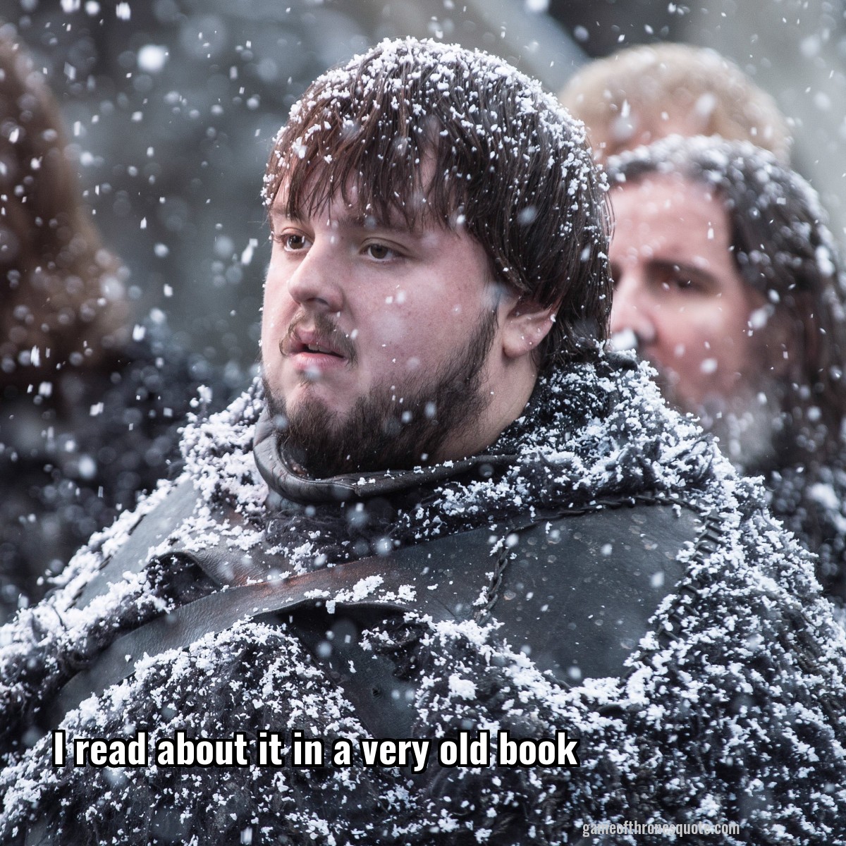 I read about it in a very old book