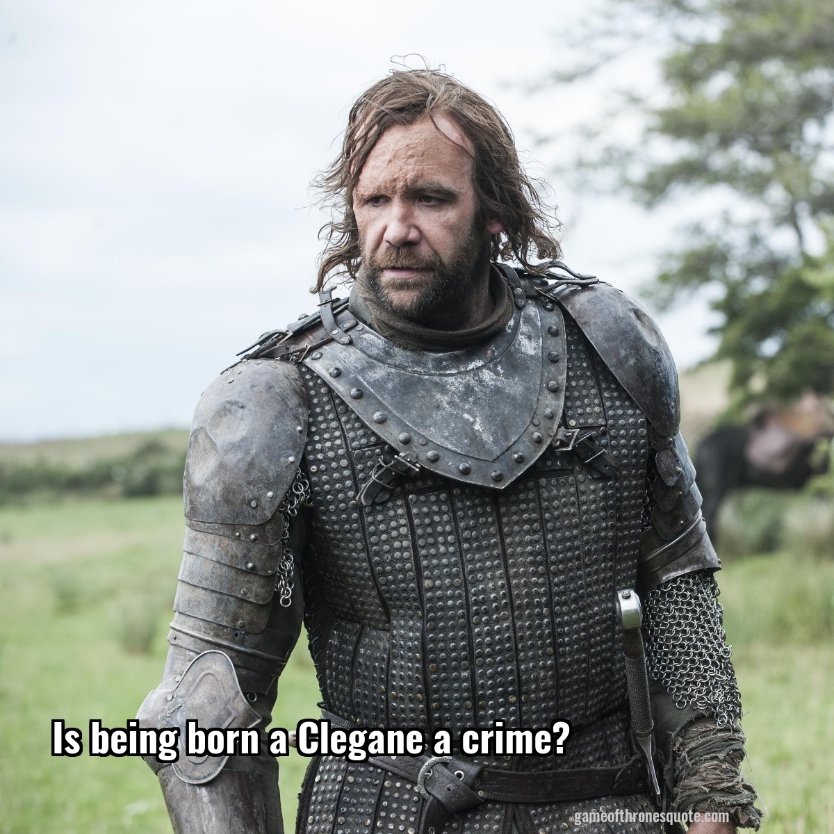 Is being born a Clegane a crime?