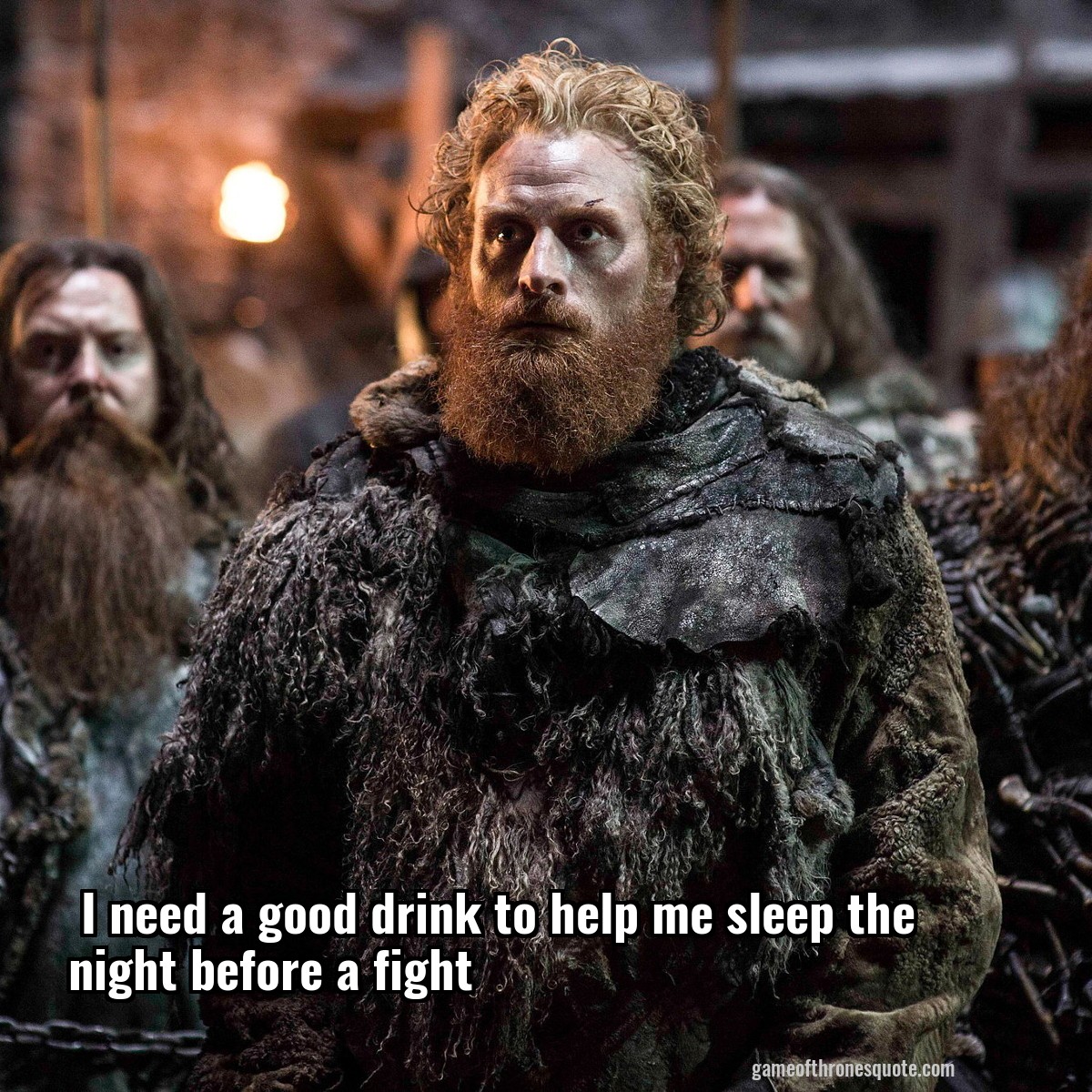  I need a good drink to help me sleep the night before a fight