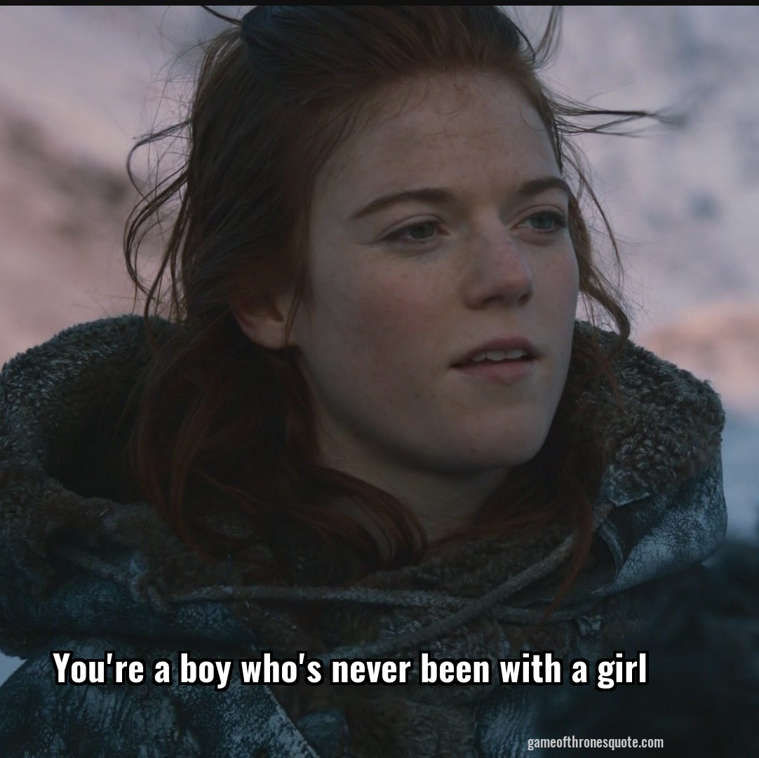 You're a boy who's never been with a girl